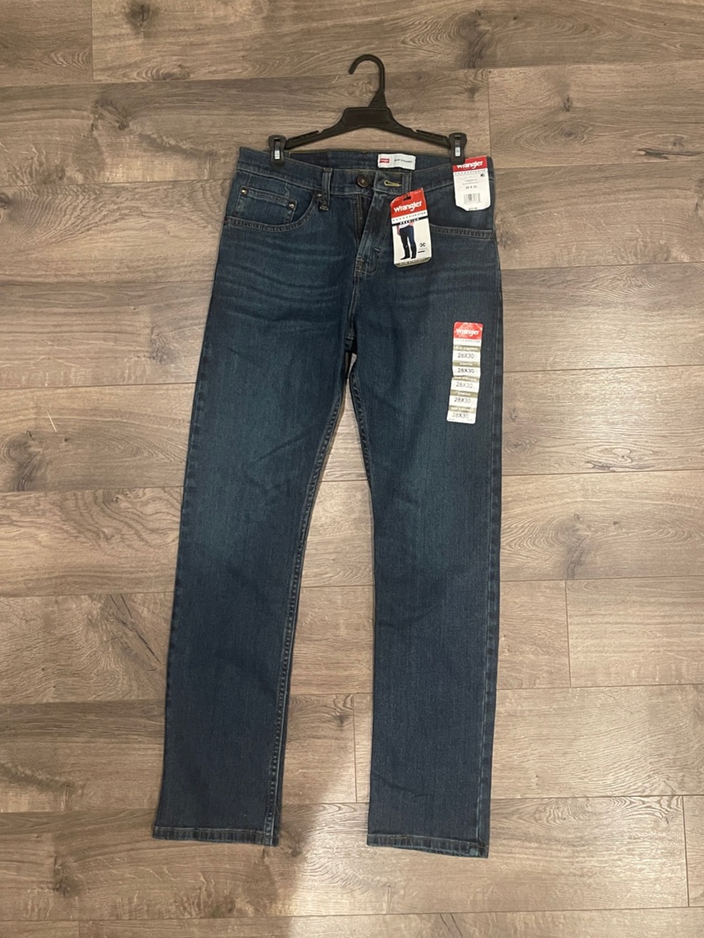 Wrangler Men’s Slim Straight Jeans - Dark Blue